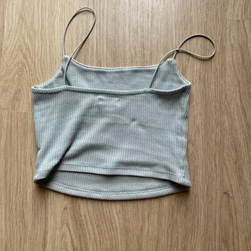 Ardene Blue Ribbed Tank - Picture 2 of 3